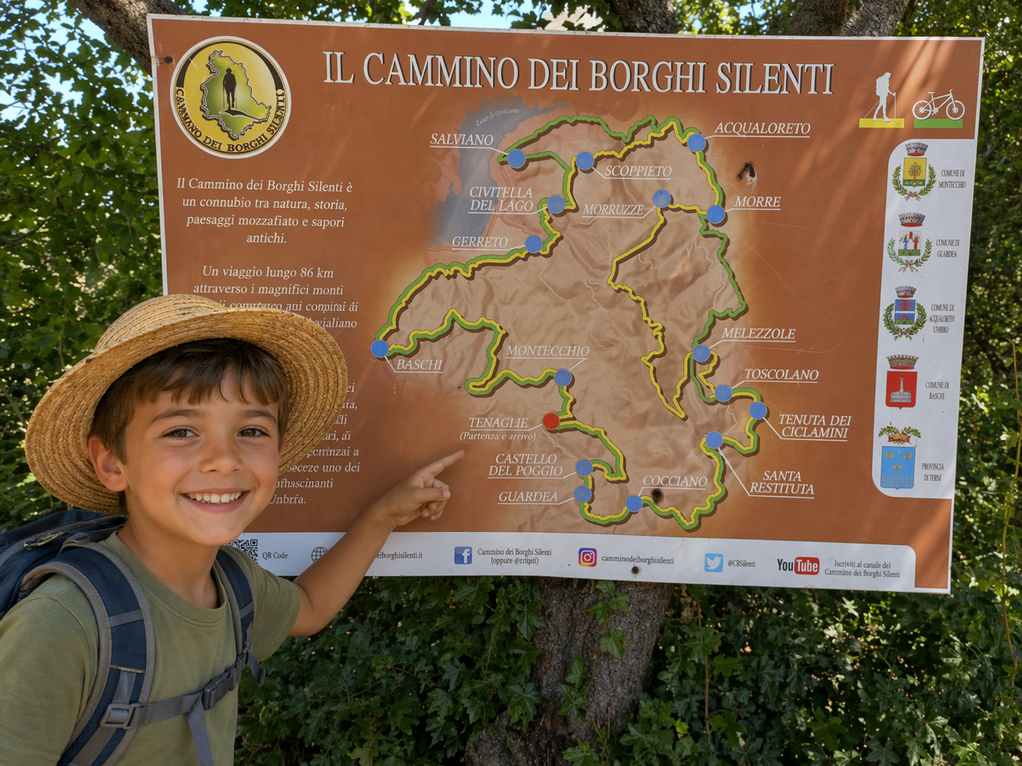 Cammino dei Borghi Silenti – Anello Completo 90 km (4 tappe)